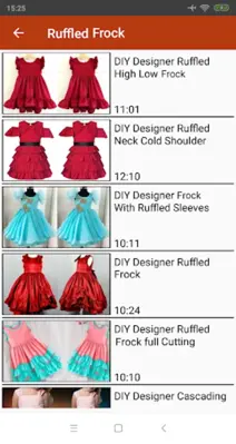 Baby Frock Cutting And Stitching Videos android App screenshot 1