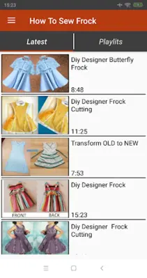 Baby Frock Cutting And Stitching Videos android App screenshot 3